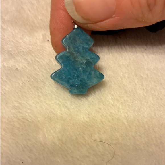 Blue Beaded Bracelets and Blue Apatite Pendant Bundle - Picture 5 of 7